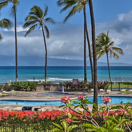 Lahaina Resort Retreat With Pool And Ocean Views! Kahana Luaran gambar